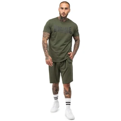 Afbeelding van Lonsdale SET Normale Passform MOY Trainingsbroek, Heren, Maat: XL, Olive black