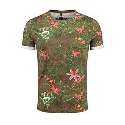 Afbeelding van KEY LARGO Jungles Ronde T shirt voor heren, Olijf (1514), XXL
