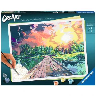 Afbeelding van Ravensburger CreArt Schilderen op Nummer Magical Light
