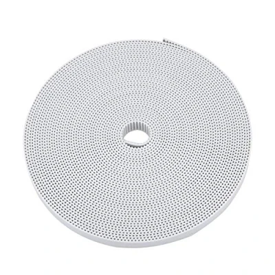 Afbeelding van 3D printer distributieriem, 10M GT2 witte open distributieriem voor 10 mm brede PU printer, geschikt transportbanden, mijnbouwapparatuur, auto&#039;s, enz