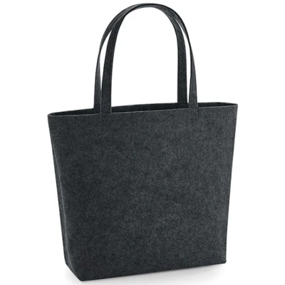Afbeelding van BagBase Felt Shopper BG721 Charcoal Melange
