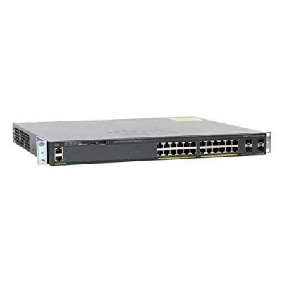 Afbeelding van Cisco Small Business 2960X Series Switch 24 poorts + 4 SFP uplink poorten Gigabit Power over Ethernet Layer 2 Managed stapelbaar