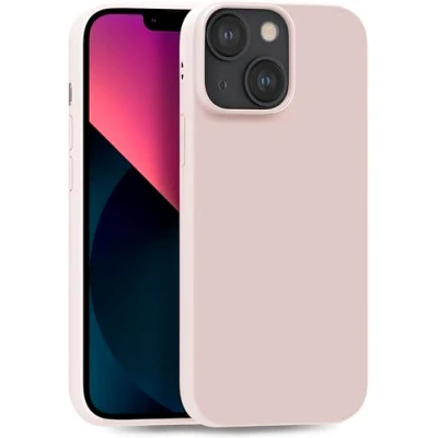 Afbeelding van MyGadget siliconen hoes voor Apple iPhone 13 Mini robuuste beschermhoes TPU hoesje slanke achterkant ultra krasbestendige mobiele telefoon mat Baby roze