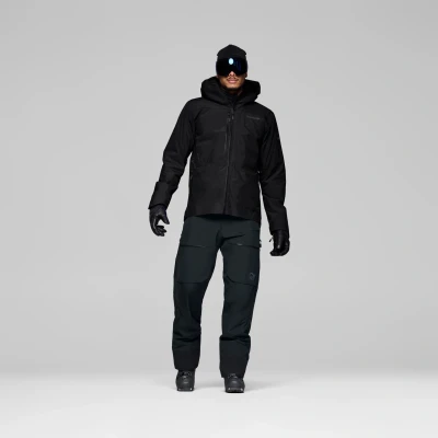 Afbeelding van Norrøna Lofoten Goretex Insulated Jacket Outdoorjas, Heren, Maat: XL, Caviar