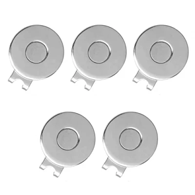Afbeelding van DONGKER 5Pcs Golf Hoed Clip,Magnetische Ball Marker Clip Voor Handschoenen Zakken Caps Vizier