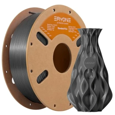 Afbeelding van Eryone Standaard PLA Filament 1.75mm 1kg Voor 3D Printer en Pen Grijs