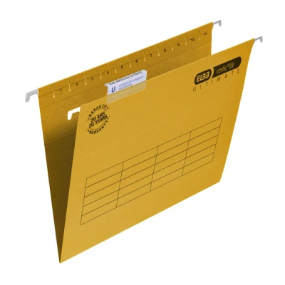 Afbeelding van Hangmap Elba Verticfile Ultimate A4 V bodem geel