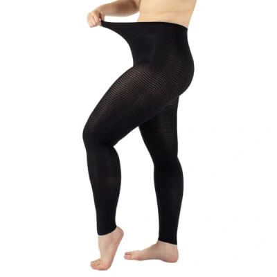 Afbeelding van CALZITALY Anti cellulitis behandeling, verstevigende pyjama, activeert de microcirculatie, modder en verwarmende gel met cafeïne., zwart., S/M