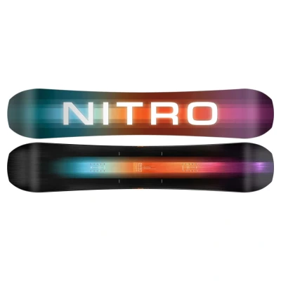 Afbeelding van Nitro Team All Mountain Snowboard Zwart Dessin
