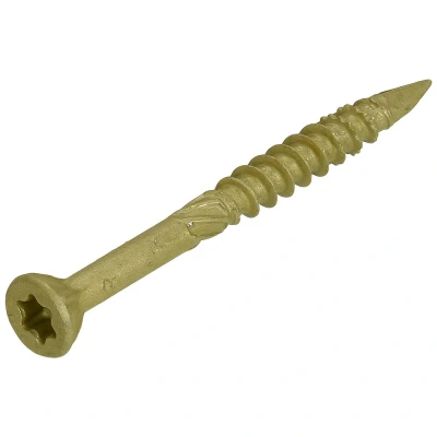Afbeelding van Dynaplus glaslatschroeven 3.5 x 40 mm platkop staal AR coating C4 bronze TX15 (Per 200 stuks)