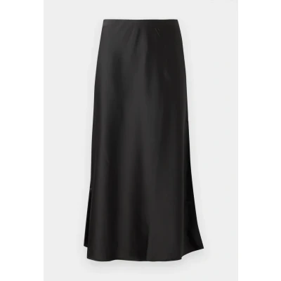 Afbeelding van YAS Pella HW MIDI S NOOS Alijn rok, Dames, Maat: Small, Black