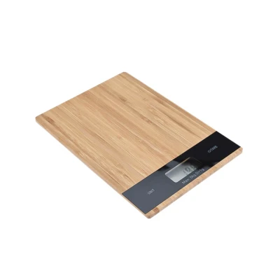 Afbeelding van Excellent Houseware Digitale Keukenweegschaal bamboe