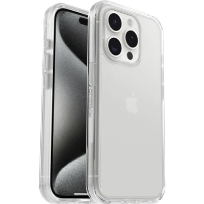 Afbeelding van Otterbox Symmetry Backcover Apple iPhone 15 Pro Transparant MagSafe compatible