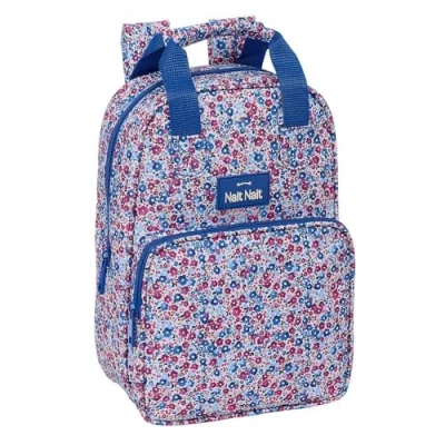 Afbeelding van Schoolrugzak Nait Flores coimbra azul Blauw 20 x 28 8 cm