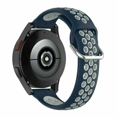 Afbeelding van Siliconen sportbandje met gesp Grijs + donkerblauw Xiaomi Redmi Watch 5 Active / Lite