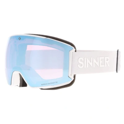 Afbeelding van Sinner BOREAS skibril Wit Sintrast® Lens