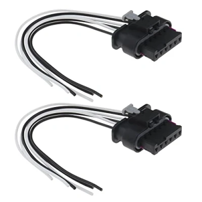 Afbeelding van 2 Stuks 6 Pin Achterlicht Verbinding Harnas Vervanging 61132359993 Compatibel met BMW F20 F21 F22 F23 F28 M2 F30 F31 1&#039;2&#039;3&#039;4&#039; Serie Staart Lamp Plug Connector