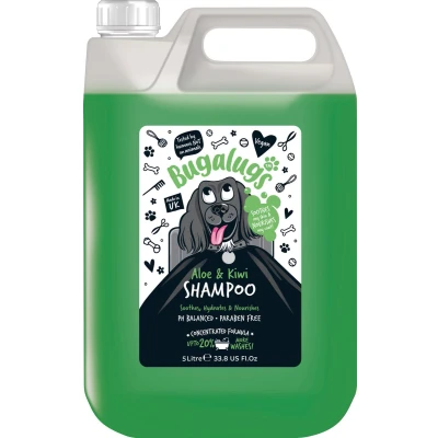 Afbeelding van Bugalugs Soothing Aloe &amp; Kiwi Shampoo 5 Litre