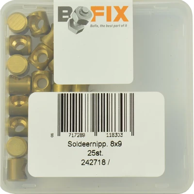 Afbeelding van Bofix Soldeernippel 8x9 (25st)