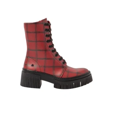 Afbeelding van Art 1375 York, dameslaarzen, Red tartan, maat 41, rood, 41 EU