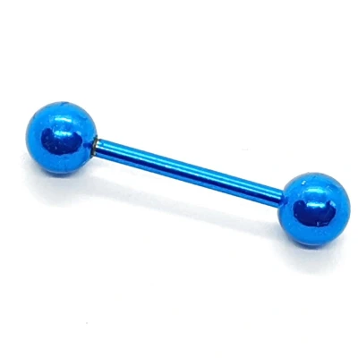 Afbeelding van Tong Piercing Blauw Metallic
