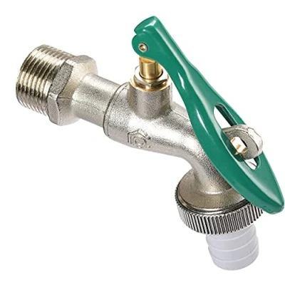Afbeelding van Cornat Kogelkraan 26,44 mm (3/4 inch) AG met slangaansluiting afsluitbaar van messing ideaal als buitentapplaats/tapkraan voor wasmachine/kraan/afsluitkraan / T300808