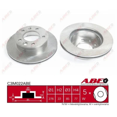 Afbeelding van ABE Remschijven C3M022ABE