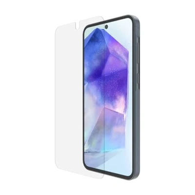 Afbeelding van Belkin ScreenForce TemperedGlass screenprotector voor Samsung Galaxy A55 5G, krasbestendig, bedekt het hele scherm, compatibel met hoesjes, Easy Align bevestigingsframe luchtbelvrije bevestiging