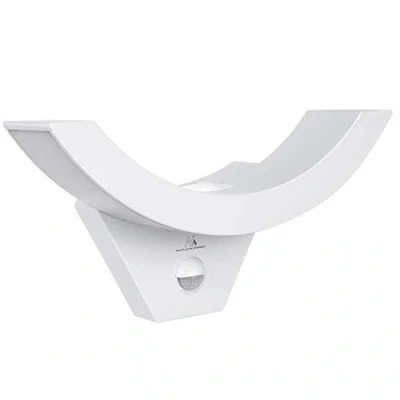Afbeelding van Maclean LED lamp met infrarood bewegingssensor/ 800lm 10W IP54 Wit