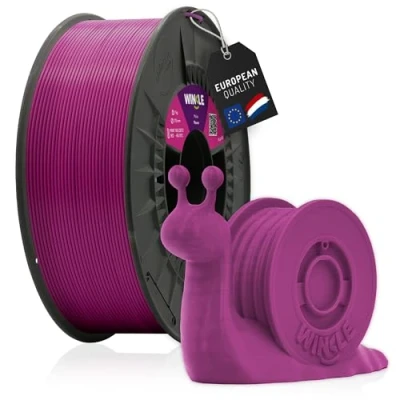 Afbeelding van WINKLE PLA HD Malva filament 3D printerfilament 1,75 mm 1 kg Malve compatibel met alle printers maatnauwkeurigheid spoel