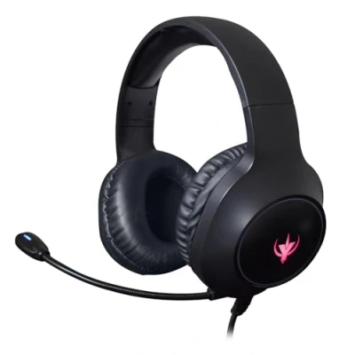 Afbeelding van SPYCO Impulse HE 121, Gaminghoofdtelefoon, Audiodriver 50 mm, USB audiojack 3,5 Omnidirectionele microfoon, RGB logo, Licht, voor PC/Mac/Xbox One/PS4/Nintendo ‎Switch