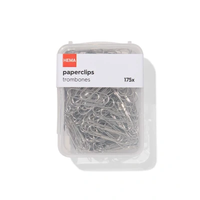Afbeelding van HEMA Paperclips Klein 175 Stuks