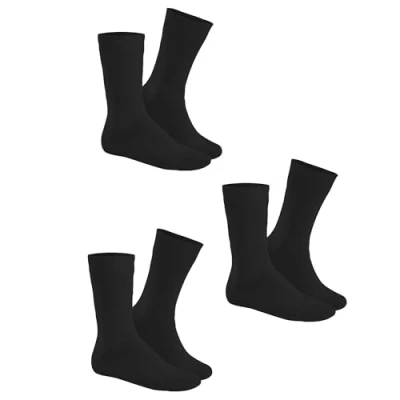 Afbeelding van Hudson Simply 3 pack sok 33333 0005 Black 43 46