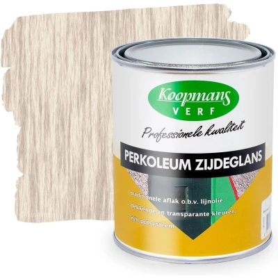 Afbeelding van Koopmans Perkoleum Zijdeglans Transparant 2,5 ltr blank Buitengevel &amp; Tuin