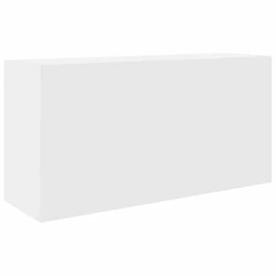 Afbeelding van Badkamerwandkast 80x25x40 cm bewerkt hout wit