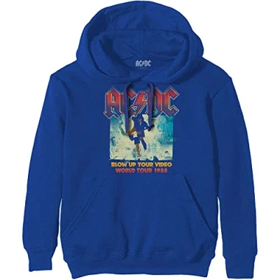 Afbeelding van AC/DC Blow Up Your Video Hoodie/trui XL Blauw