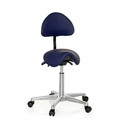 Afbeelding van Werkkruk/Verhoogde Bureaustoel Kunstleder Blauw TOP Work 20