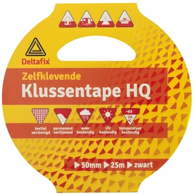 Afbeelding van Deltafix Klussentape HQ+ 50mm x 25m1 Zwart.