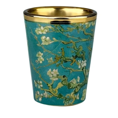 Afbeelding van Set van 2 shotglaasjes Vincent Gogh Amandelbloesem