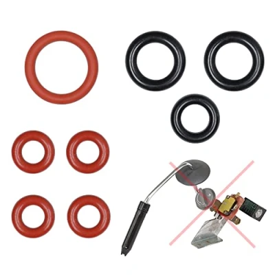 Afbeelding van Afdichting onderhoudsset O ringen voor heet water stoomventiel + Pannarello geschikt Saeco Gaggia Solis Bosch Siemens King Rotel Satrap Set 15