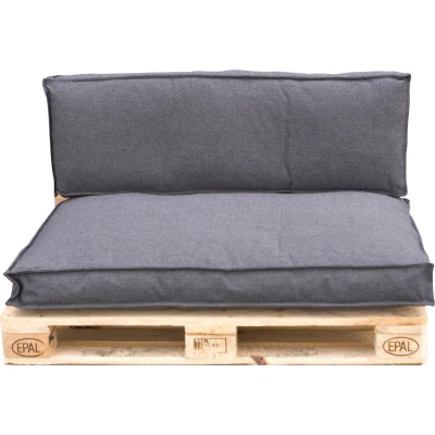 Afbeelding van Palletkussenset In The Mood Mick Grijs (set van 2 120 x 80 cm)