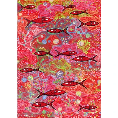 Afbeelding van Enjoy Puzzle Puzzel 1500 stukjes Diep rood (1500 onderdelen)