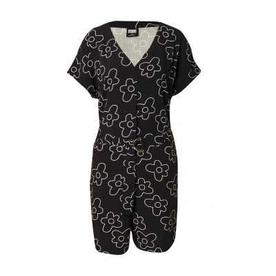 Afbeelding van Urban Classics Jumpsuit, Dames, Maat: 4XL, Blackflower