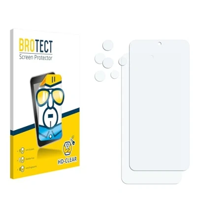 Afbeelding van BROTECT Screenprotector voor Motorola ThinkPhone 25 (Voor+Camera) Folie Beschermfolie transparant (2 Stuks)