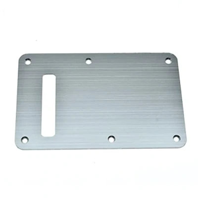 Afbeelding van Dopro Aluminium Geanodiseerd Moderne ST Strat Achterplaat Tremolo Trem Holte Cover Past Amerikaans/Mexicaans Fender Zilver