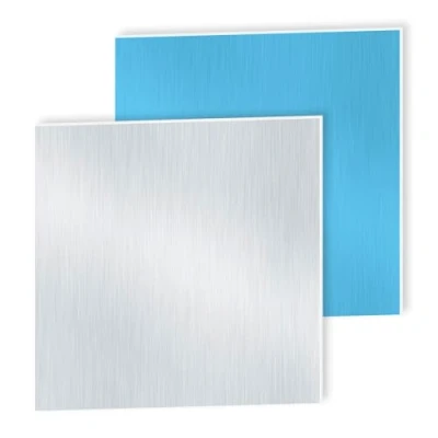 Afbeelding van iMeistek 6063 Aluminium plaat met beschermfolie aan beide zijden, 200 mm x 1 wanddikte vierkant aluminiumplaat (2 stuks)