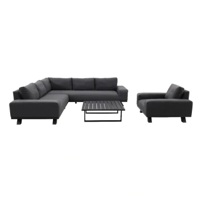 Afbeelding van VDG Barcelonacuba Sunbrella loungeset Sooty + stoel