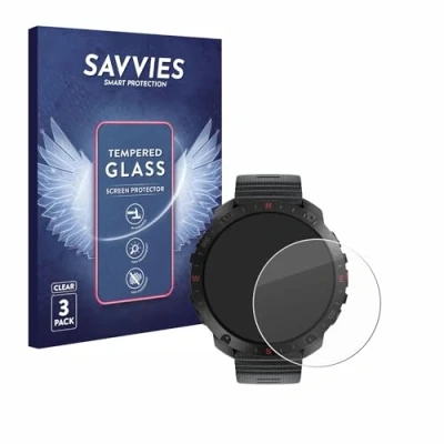 Afbeelding van Savvies Tempered Glass Screen Protector voor Polar Grit X2 Pro (3 Stuks) 9H Gehard Glas Scherm Beschermer