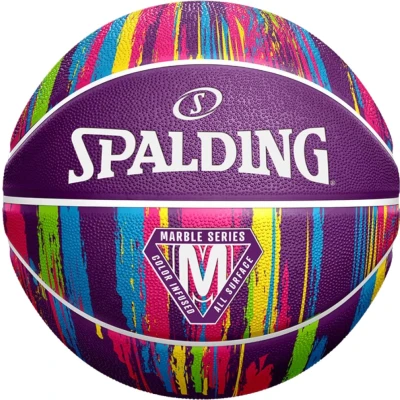 Afbeelding van Spalding Marble Ball 84403Z, Unisex, Purper, basketbal, maat: 7