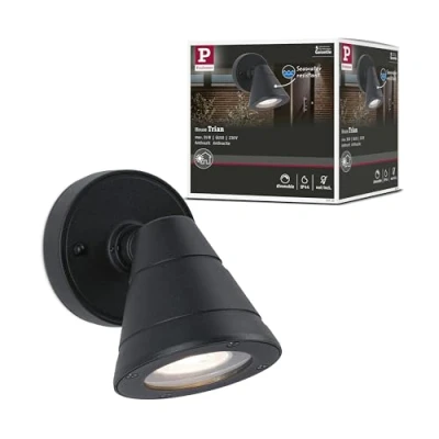 Afbeelding van Paulmann Trian Wand 94734 Buitenlamp (wand) GU10 Antraciet